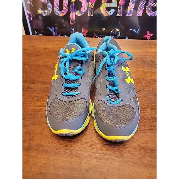 Under Armour Womens Micro G Assert V 1252307-040 Gray Running Shoes Sneakers 10 - Picture 2 of 11